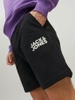 Jack & Jones Bex Sweat Shorts, Black product photo View 03 S
