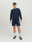 Jack & Jones Bex Sweat Shorts, Navy product photo View 02 S
