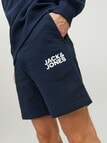 Jack & Jones Bex Sweat Shorts, Navy product photo View 03 S