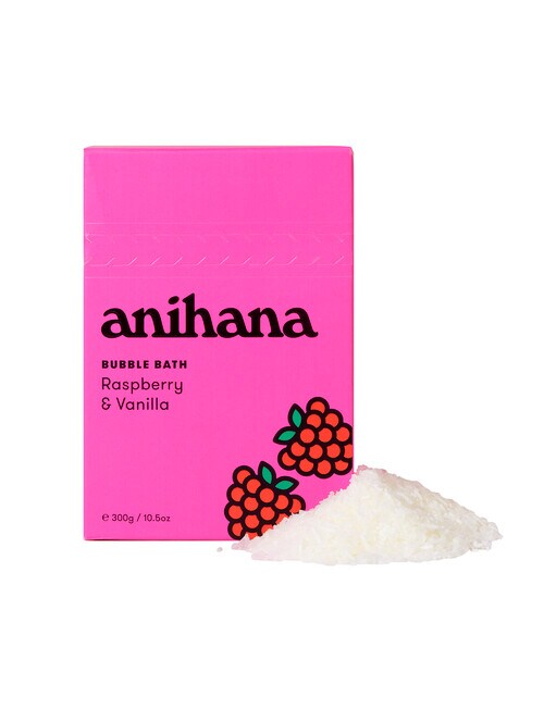 anihana Bubble Bath, Raspberry & Vanilla, 300g product photo