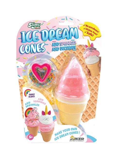 Slimy Ice-Dream Cone Set With Sprinkles, Assorted product photo View 03 L