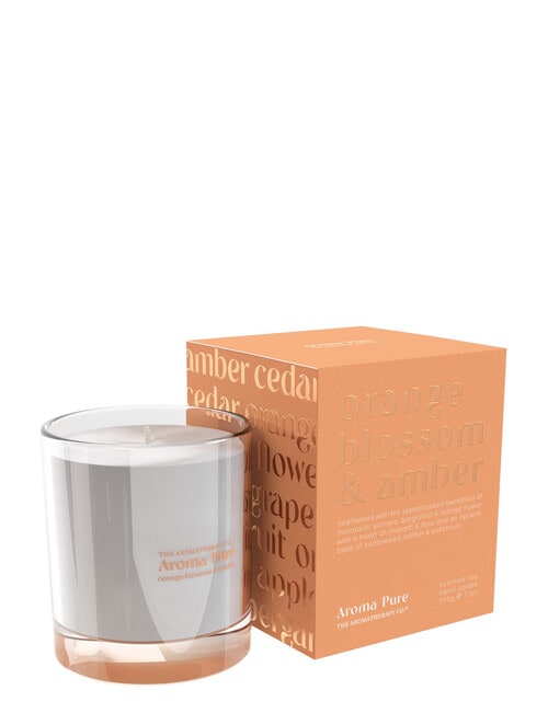 The Aromatherapy Co. Aroma Pure Candle, Orange Blossom & Amber, 200g product photo View 02 L
