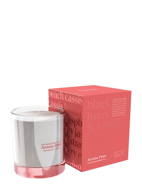 The Aromatherapy Co. Aroma Pure Candle, Blackberry & Vanilla, 200g product photo View 02 L