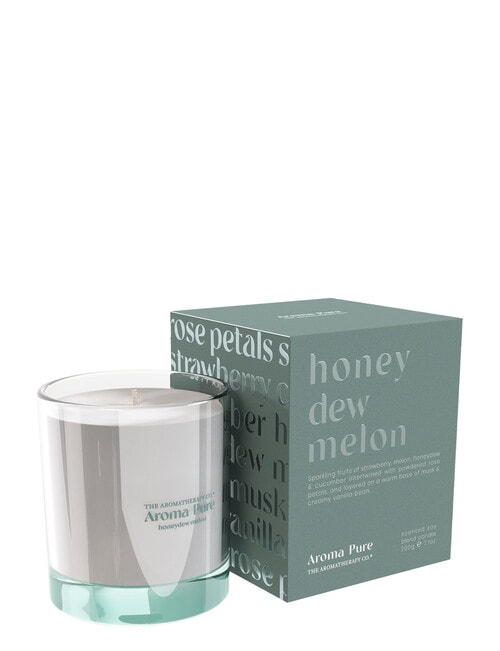 The Aromatherapy Co. Aroma Pure Candle, Honeydew Melon, 200g product photo View 02 L