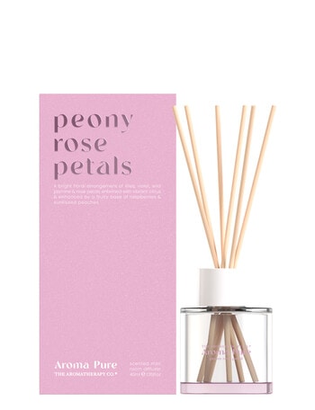 The Aromatherapy Co. Aroma Pure Diffuser, Peony Rose Petals, 40ml product photo