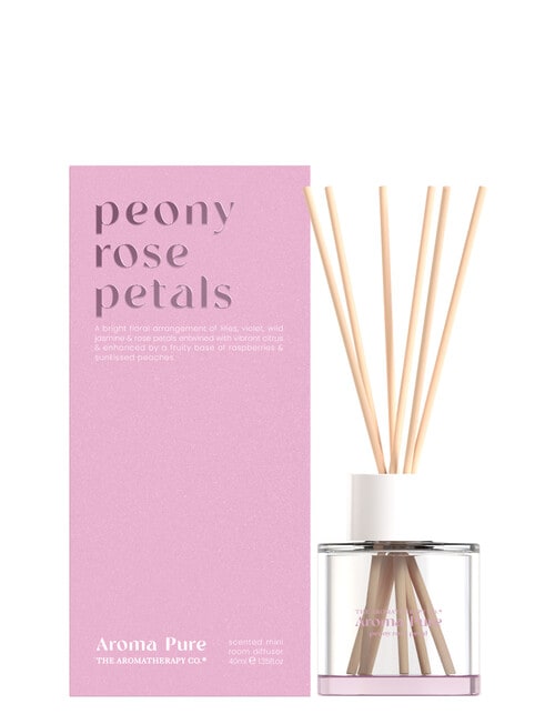 The Aromatherapy Co. Aroma Pure Diffuser, Peony Rose Petals, 40ml product photo