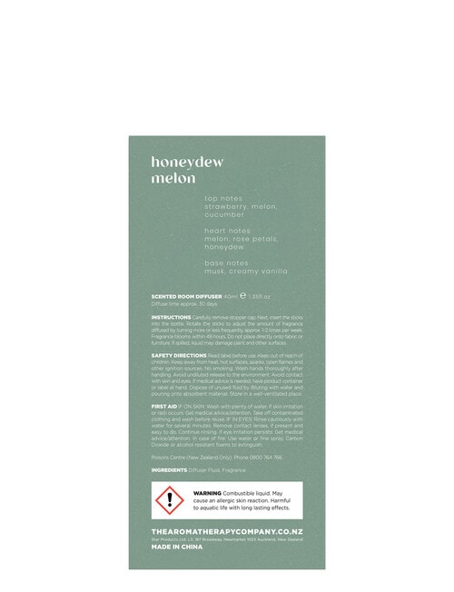 The Aromatherapy Co. Aroma Pure Diffuser, Honeydew Melon, 40ml product photo View 29 L