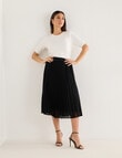 Oliver Black Sunray Pleat Skirt, Black product photo