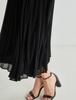 Oliver Black Sunray Pleat Skirt, Black product photo View 04 S