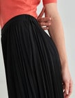Oliver Black Sunray Pleat Skirt, Black product photo View 05 S