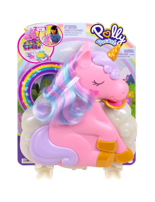 Polly Pocket Rainbow Unicorn Salon product photo