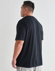 Tarnish King Size Embossed Cali Tee, Black product photo View 02 S