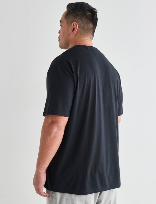 Tarnish King Size Embossed Cali Tee, Black product photo View 02 L