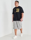 Tarnish King Size Embossed Cali Tee, Black product photo View 03 S