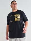 Tarnish King Size Embossed Cali Tee, Black product photo View 05 S