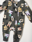 Licensed Disney 100 Spotted Faces Sleepsuit, Charcoal product photo View 04 S