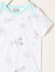 Licensed Disney 100 Spotted Soft Mist Short-Sleeve Bodysuit product photo View 03 S