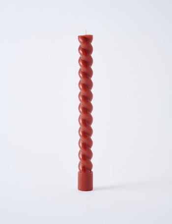 Home Fusion Twisted Pillar Candle, Set of 2 product photo