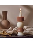 Home Fusion Stack Pillar Candle, Dove product photo View 07 S