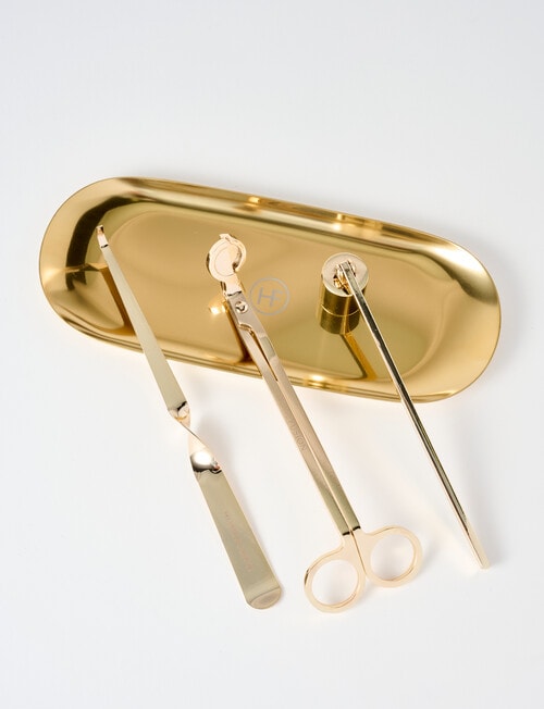 Home Fusion Brass Candle Care Set product photo