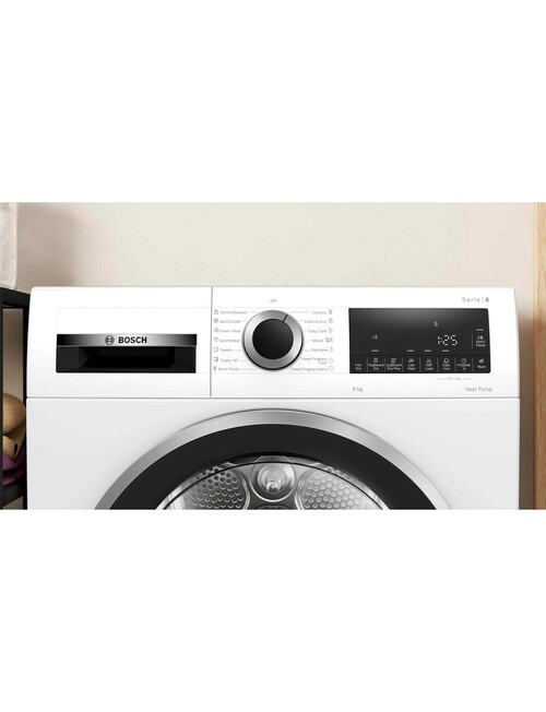 Bosch Series 6 9kg Heat Pump Tumble Dryer, WQG24200AU product photo View 02 L