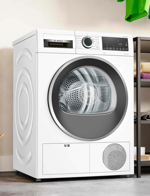 Bosch Series 6 9kg Heat Pump Tumble Dryer, WQG24200AU product photo View 03 L