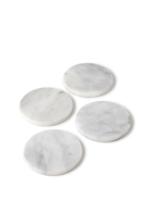 Davis & Waddell Nuvolo Marble Coaster, Set of 4 product photo