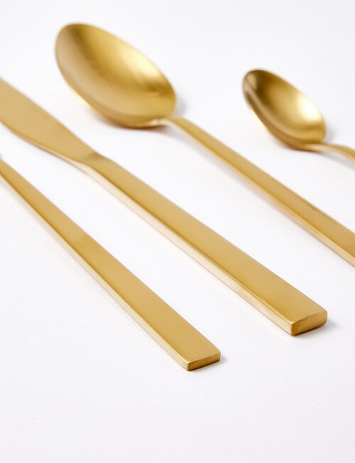 Amy Piper Manor 16-Piece Cutlery Set, Gold product photo View 03 L