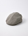 Laidlaw + Leeds Textured Driver's Cap, Grey product photo