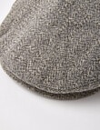 Laidlaw + Leeds Textured Driver's Cap, Grey product photo View 02 S