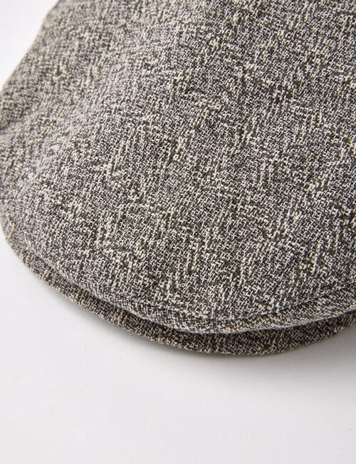 Laidlaw + Leeds Textured Driver's Cap, Grey product photo View 02 L