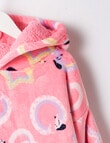 Sleep Mode Silly Sausage Oversized Hoodie, Pink, 2-8 product photo View 03 S