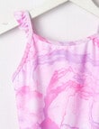Wavetribe Marble Sleeveless Swimsuit, Pink product photo View 02 S