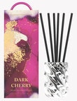 The Aromatherapy Co. Festive Favours Aroma Sticks & Holder, Dark Cherry product photo