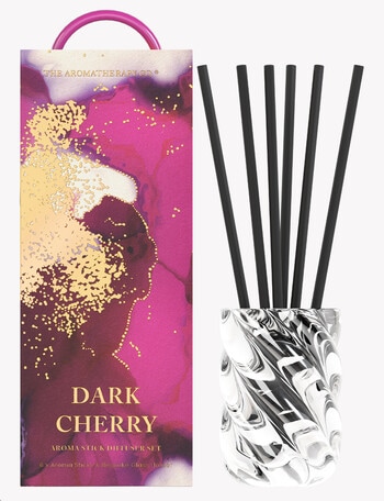 The Aromatherapy Co. Festive Favours Aroma Sticks & Holder, Dark Cherry product photo