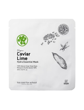 Too Cool For School Caviar Lime Hydra Essential Mask, 20ml product photo