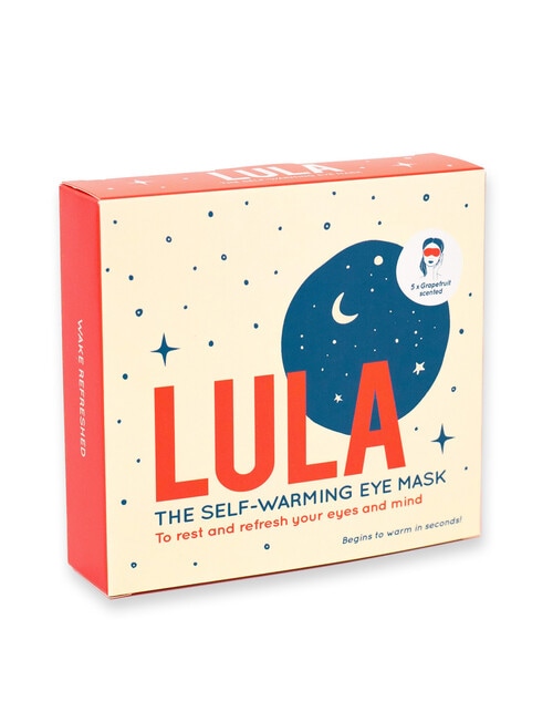 Lula Grapefruit Scented Self-Warming Eye Mask, Pack Of 5 product photo View 02 L