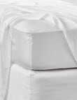 Domani Silky Tencel Fitted Sheet, White product photo View 02 S