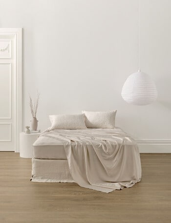 Domani Silky Tencel Fitted Sheet, Linen product photo