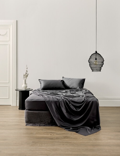 Domani Silky Tencel Flat Sheet, Slate product photo