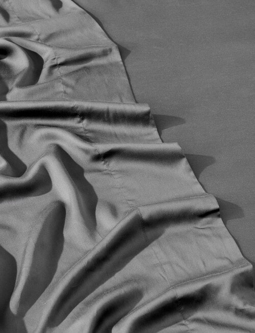 Domani Silky Tencel Flat Sheet, Slate product photo View 02 L