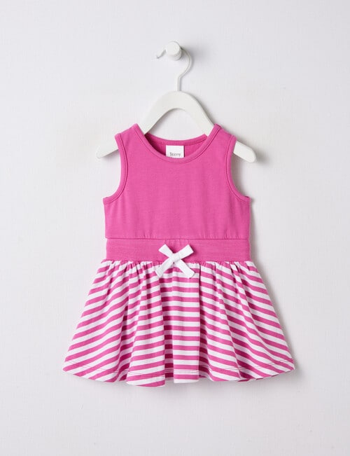 Teeny Weeny Sleeveless Knit Dress, Hot Pink product photo