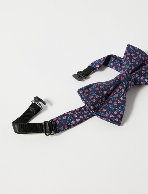 No Issue Floral Bow Tie, Navy product photo View 02 L
