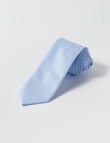 Laidlaw + Leeds Textured Plain Tie, 5cm, Light Blue product photo