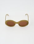 Whistle Accessories Florence Sunglasses, Brown product photo View 03 S