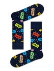 Licensed Star Wars Logo Socks, Black product photo