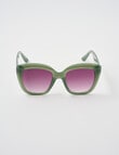 Whistle Accessories Stephanie Sunglasses, Green product photo View 02 S