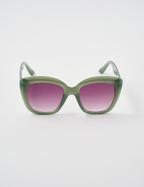 Whistle Accessories Stephanie Sunglasses, Green product photo View 02 L