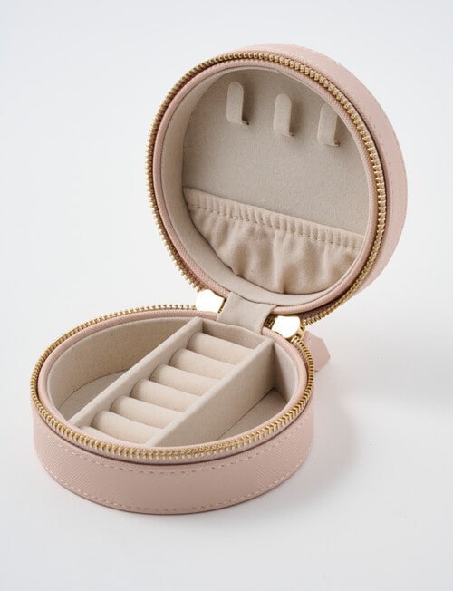 Whistle Round Jewellery Box, Blush product photo View 02 L