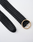 Whistle Accessories Braided Belt, Black product photo View 02 S